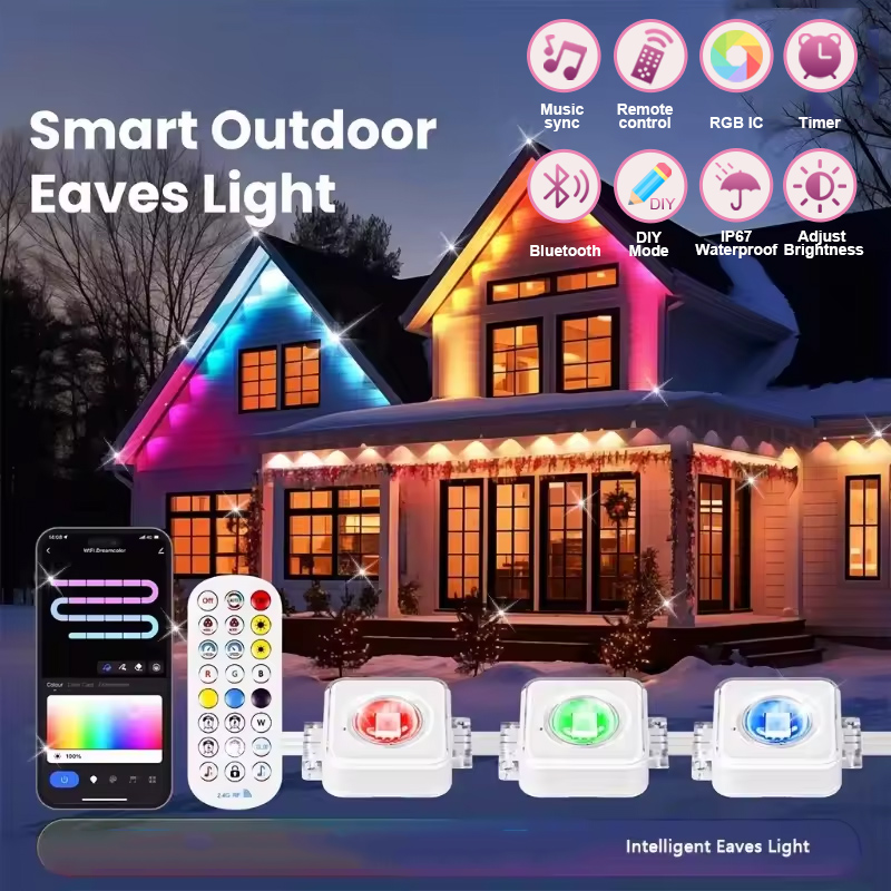 Smart Garden Outdoor - 150ft 100ft 50ft أضواء خارجية دائمة