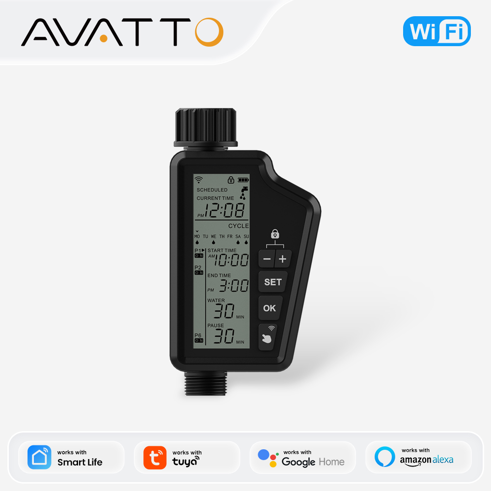 Smart Garden Devices - مؤقت سقي الحديقة الذكي AVATTO Tuya