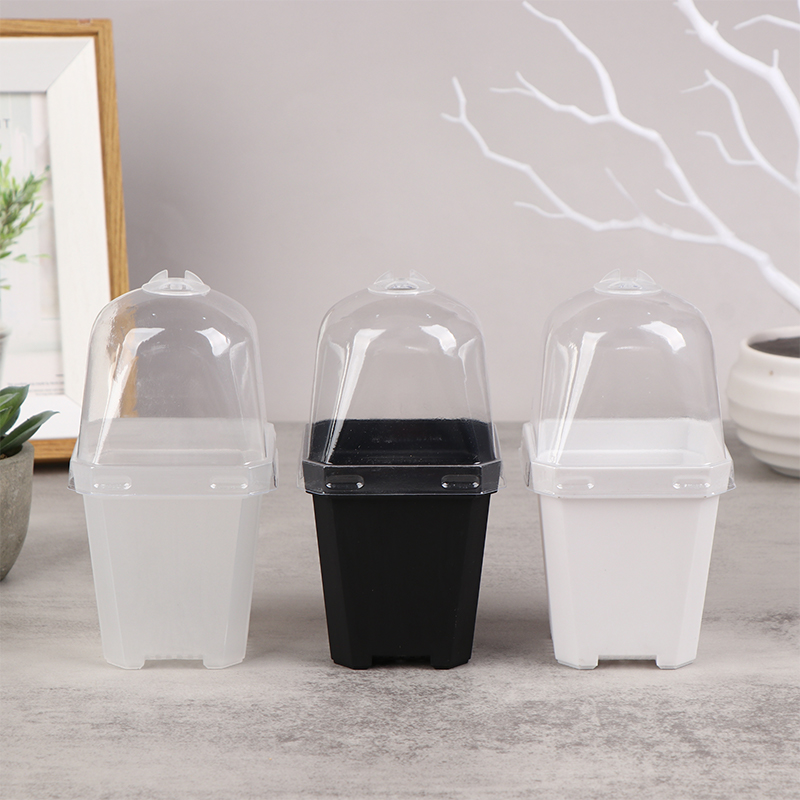 إناء صغير مربع الشكل بقبة رطوب - مراجعة Smart Garden Domes وسعره