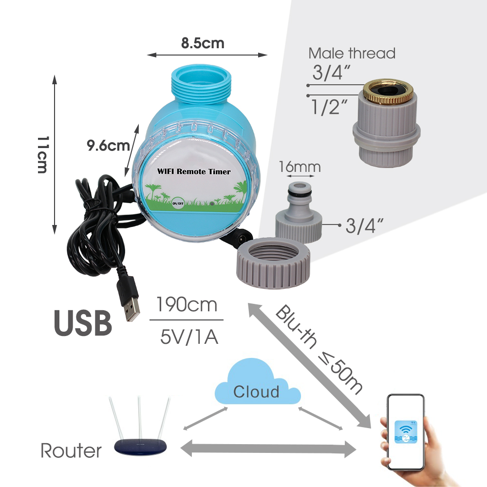 30-50 متر حديقة ذكية نظام الري - مراجعة Smart Garden Devices وسعره