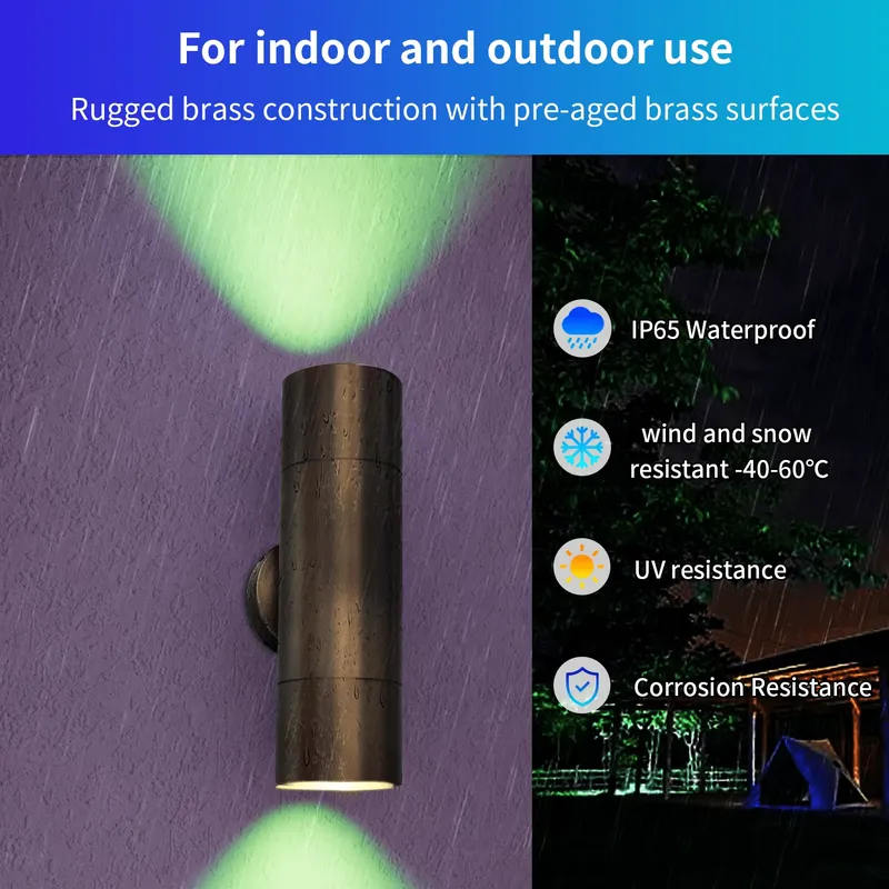 مصباح جداري خارجي LED من النحا - مراجعة Smart Garden Outdoor وسعره