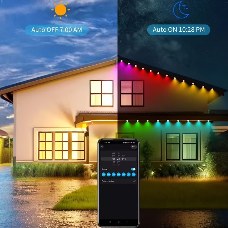 150ft 100ft 50ft أضواء خارجية  - مراجعة Smart Garden Outdoor وسعره