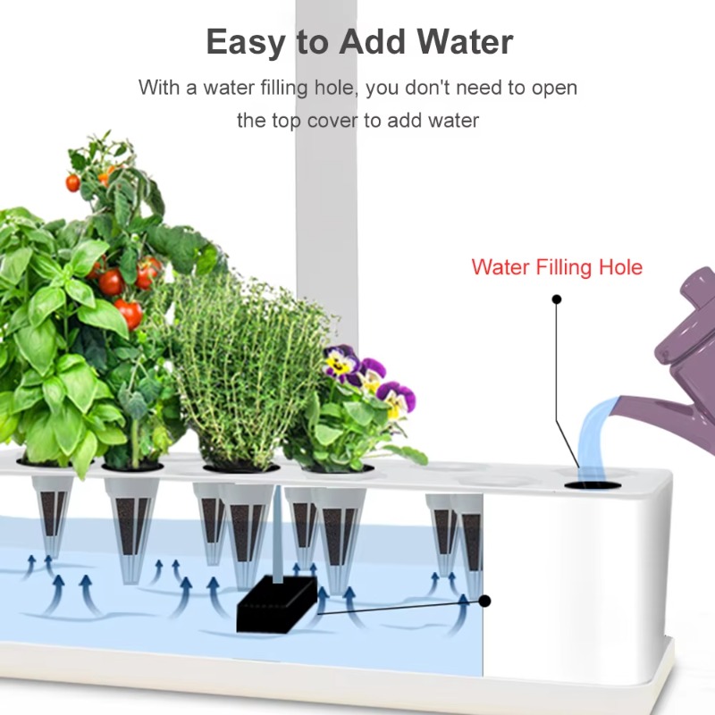 نظام زراعة مائية ذكي بـ 9 وحدا - مراجعة Smart Garden System وسعره