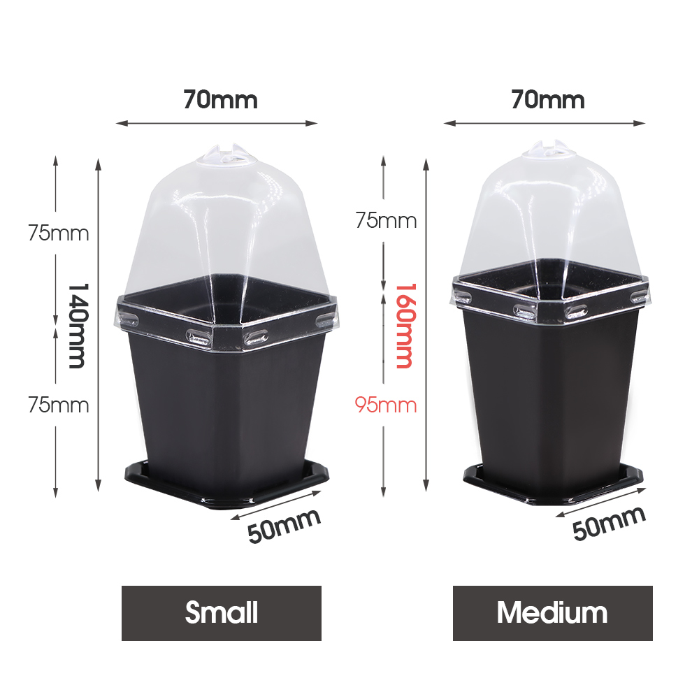 أواني زرع مع غطاء قبة شفاف للر - مراجعة Smart Garden Domes وسعره
