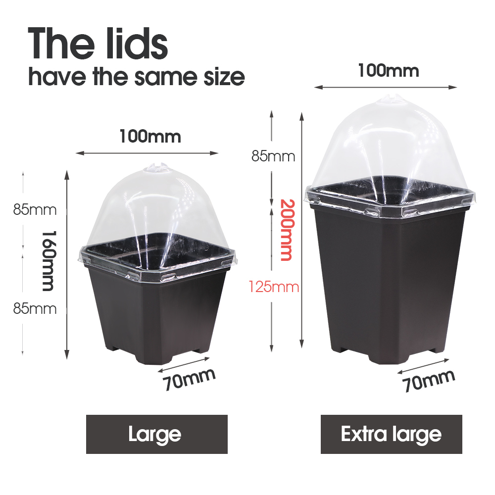 أواني زرع مع غطاء قبة شفاف للر - مراجعة Smart Garden Domes وسعره
