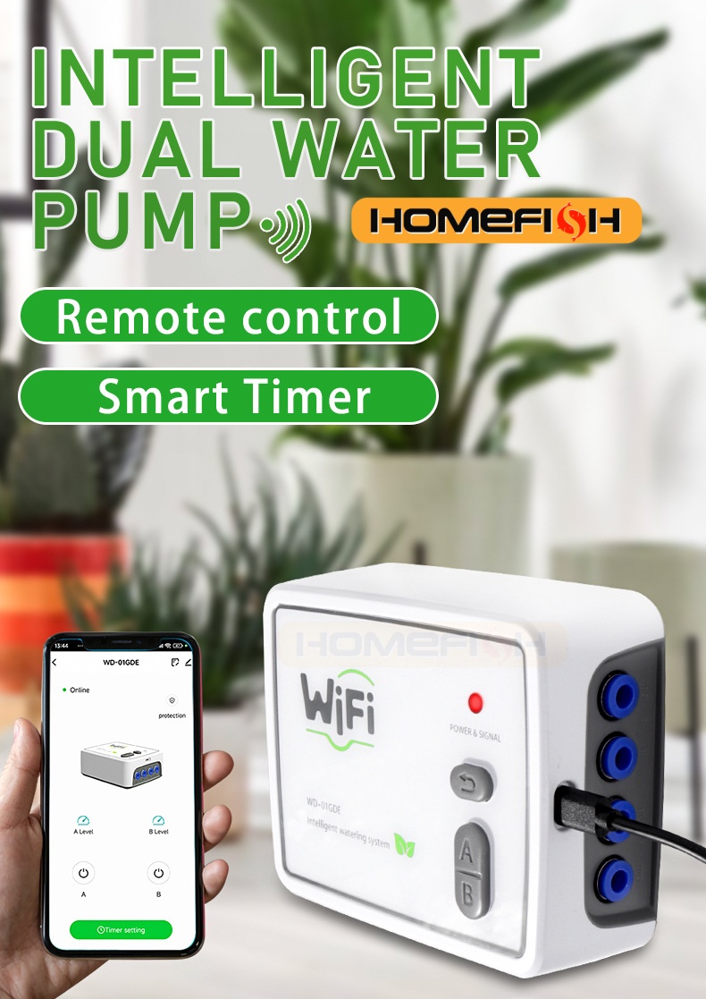 HOMEFISH WIFI الذكية المزدوجة  - مراجعة Smart Garden Domes وسعره